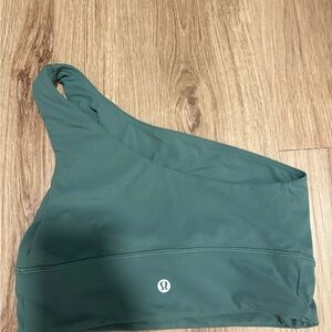 lululemon athletica Green One-Shoulder Top